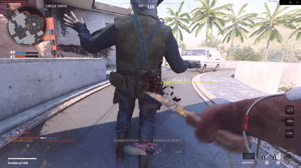 Call of Duty Black Ops Knifing From the Back