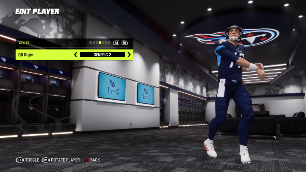 Generic 2 throw Style in Madden 23